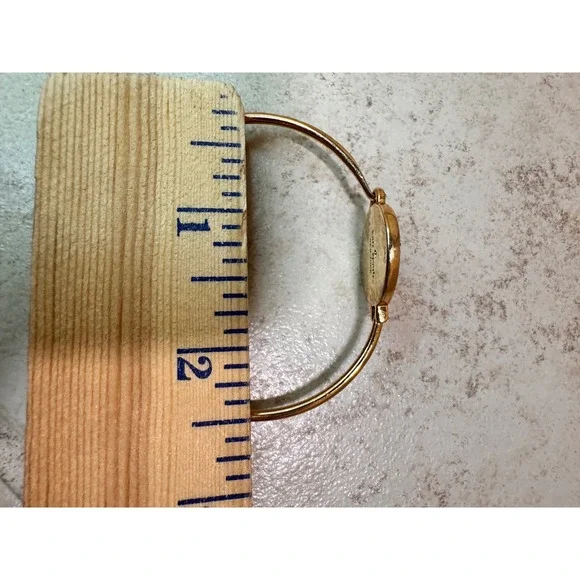 Kate Spade New York Black Pave Round Gold Tone Hinged Bangle Bracelet - Picture 4 of 4